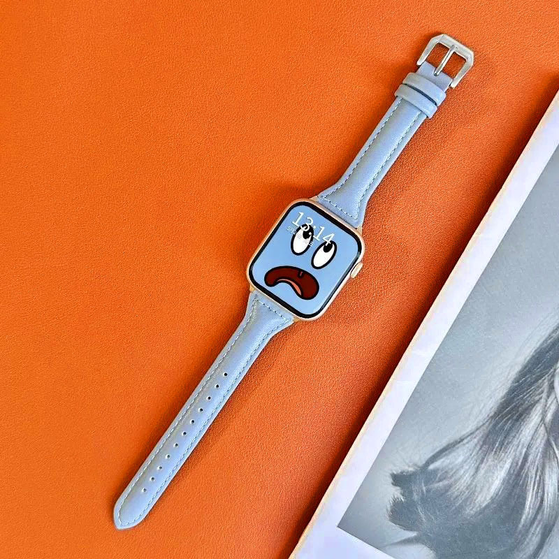 适用小米手环9pro手环表带8pro新款小蛮腰ins手腕带真皮质手表带详情17