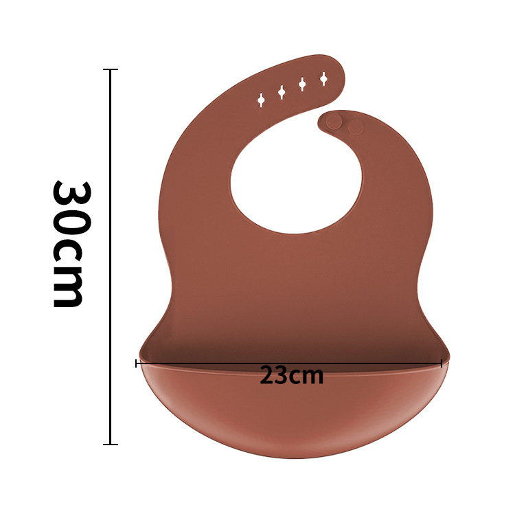 夏季防水婴儿硅胶围兜食品级轻薄口水围兜宝宝儿童辅食饭兜现货厂详情17