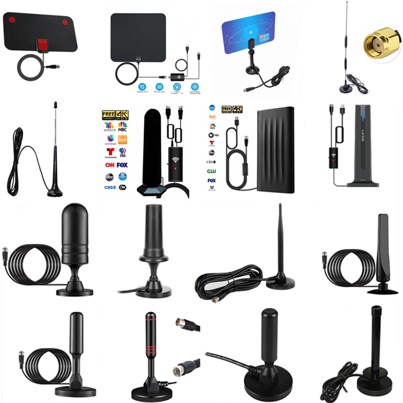 Cross-border bestseller TV antenna UHF/VHF indoor high-definition digital terrestrial wave DVB-T2 antenna receiver pic 7