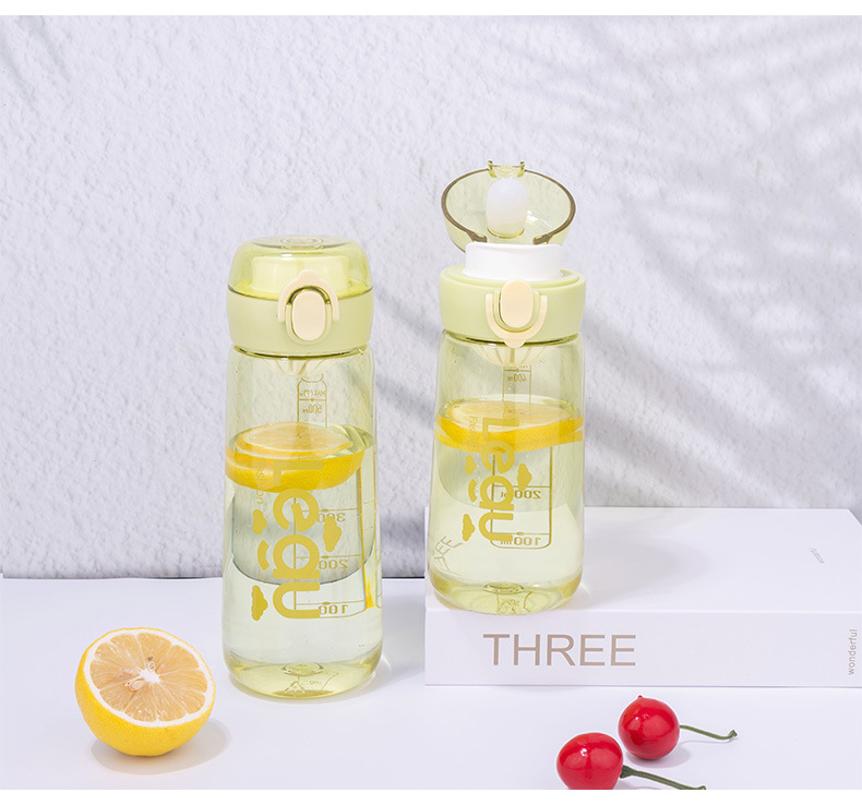 运动水杯PC学生儿童高颜值便携太空杯夏季耐高温食品级直饮塑料杯详情12