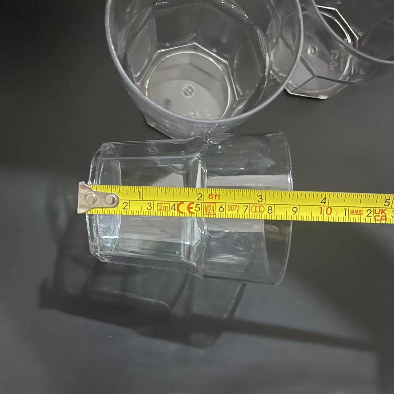 【 Zone 2-6 】 Octagonal cup 420 yuan per piece, octagonal cup, PET transparent cup, plastic cup, KTV bar, anti-drop creative plastic water cup, wholesale 1 yuan pic 1