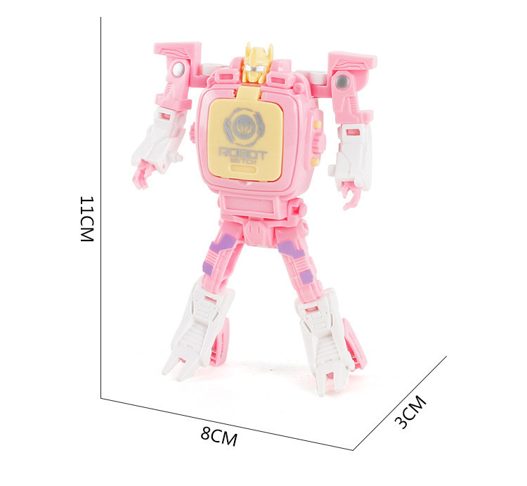 儿童变形手表电子玩具扭蛋机幼儿园礼物 趣味变形机器人电子手表详情12