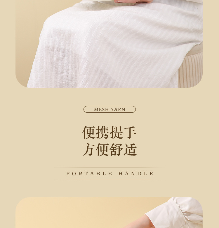 网纱手提化妆包大容量便携化妆品收纳包多功能洗漱包高颜值弯包详情6