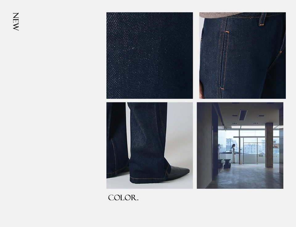 Spring Denim/Slightly curved high-waisted jeans for women, loose and wide-leg, original color 2026 Spring new style, elegant and slimming pic 9