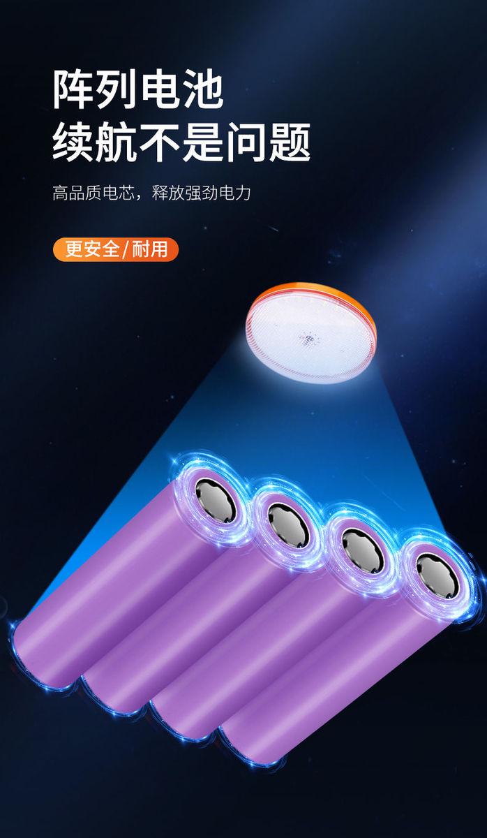#摆摊灯夜市灯充电灯超长续航大容量led灯泡地摊户外无线照明应急详情3