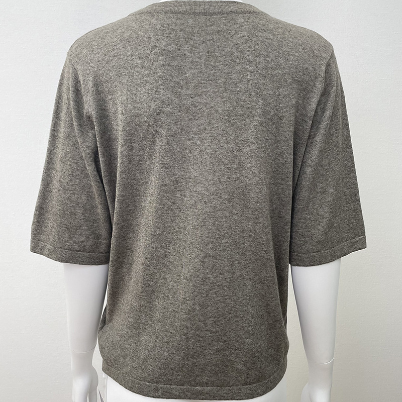 New ROW style ~UPW linen + cotton round-neck short-sleeved T-shirt, refreshing and versatile, casual and commuting, elegant and intellectual woman pic 19