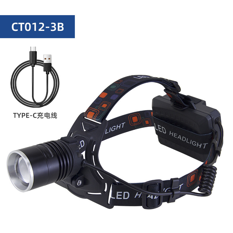 The new high-power P50 headlamp from Pailide features a strong zoom and is made of aluminum alloy for outdoor night fishing and cycling. There are multiple options available pic 12