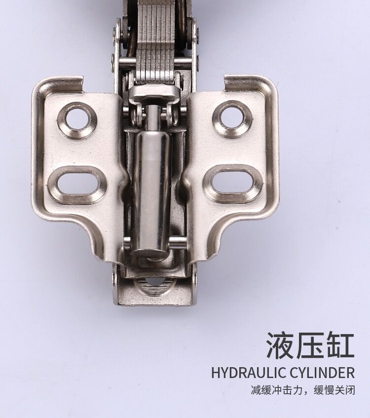 冷轧钢铁铰链静音液压阻尼缓冲橱柜门合页直中弯弹簧衣柜合页门铰详情9