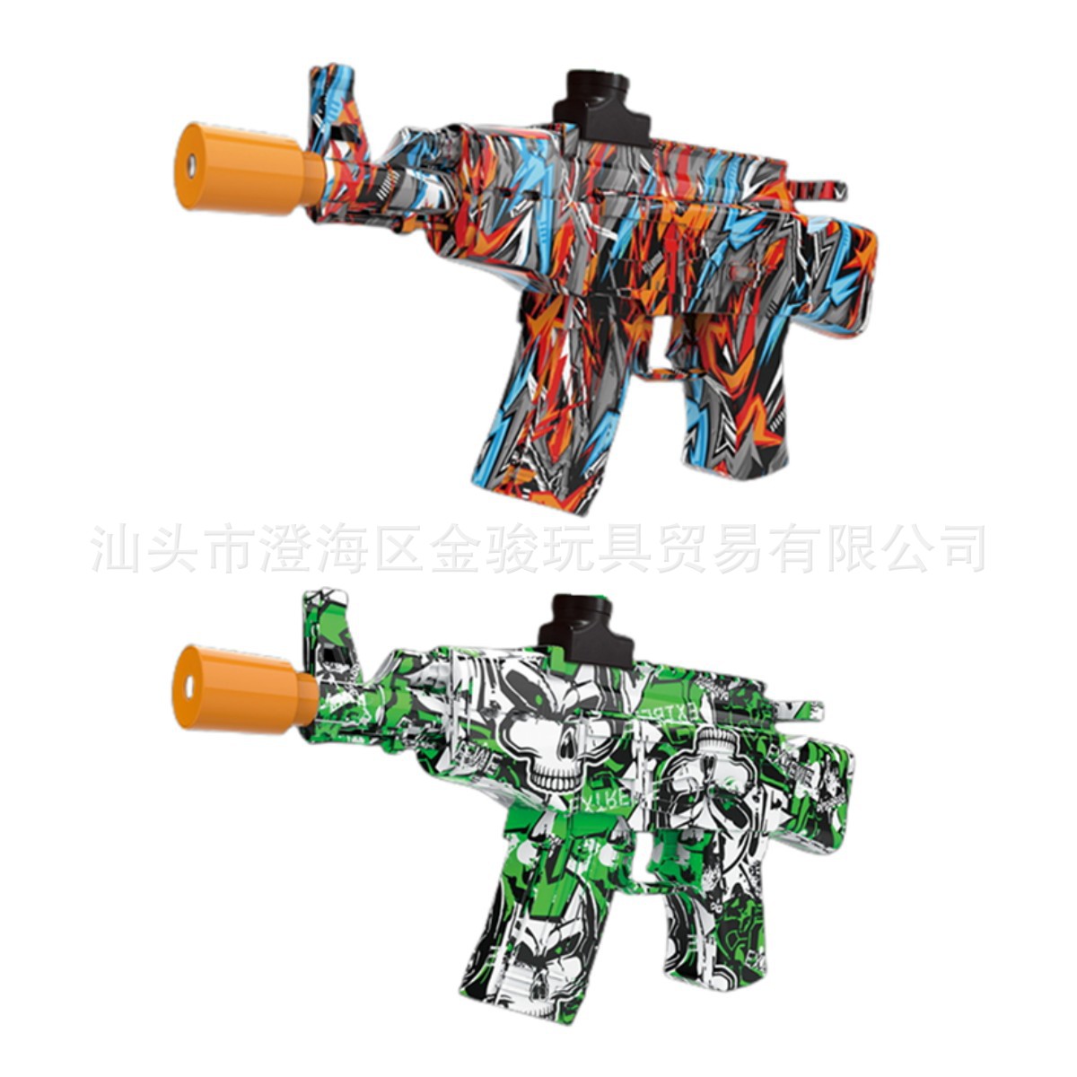 爆款 儿童电动连发涂鸦夜光47mini手自一体喷水滋水枪神器玩具详情3