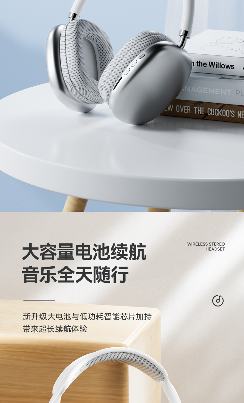 P9 pro max蓝牙耳机无线降噪耳机头戴式耳麦华强北跨境爆款直批发详情11