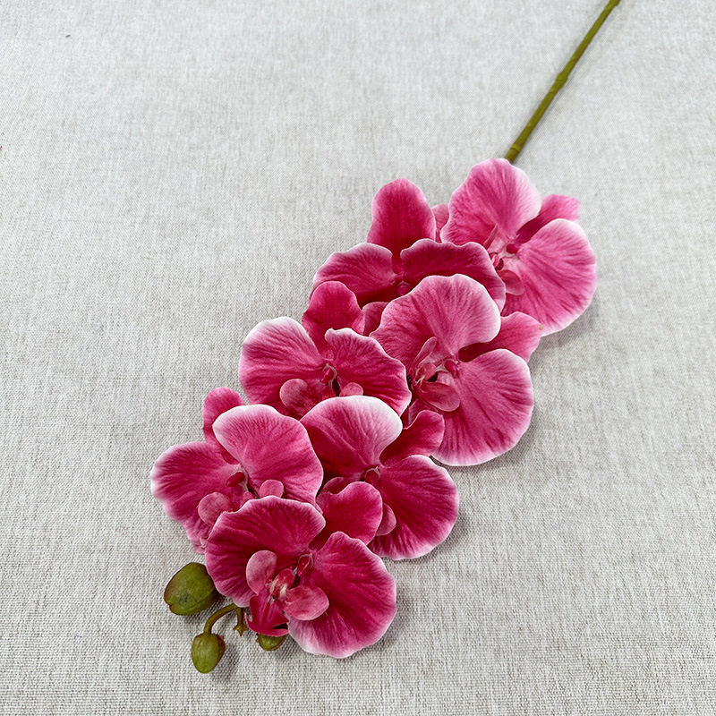 跨境新品仿真蝴蝶兰餐桌装饰客厅摆件假花婚庆影楼摄影道具人造花详情12