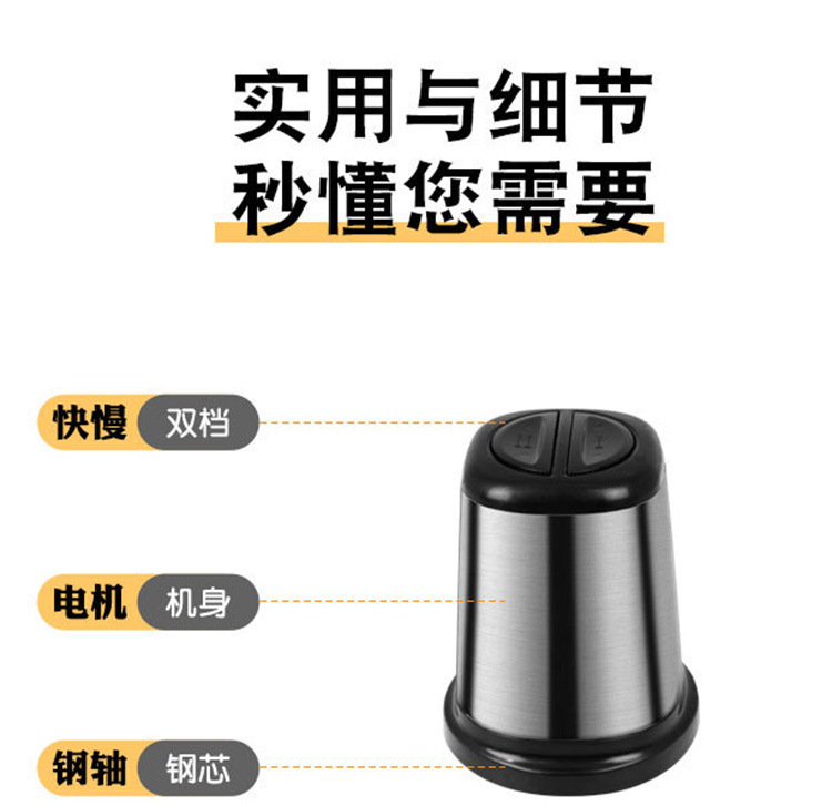 绞肉机家用多功能不锈钢大容量全自动料理机电动绞馅辅食机打肉机详情9