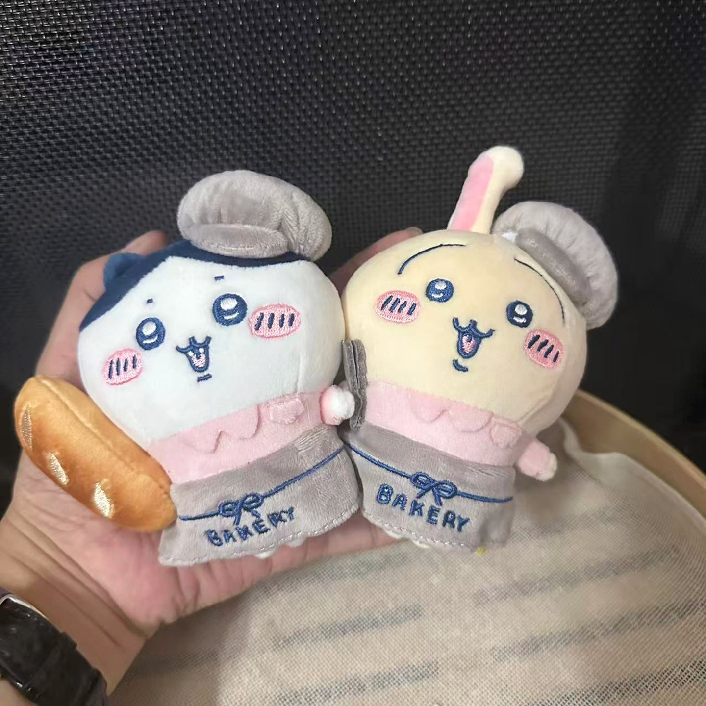Chiikawa吉伊卡哇乌萨奇面包店毛绒公仔挂件玩偶包包小挂饰布艺玩具礼物详情6