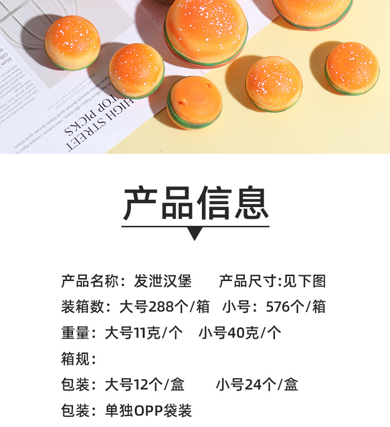 慢回弹发泄玩具仿真汉堡捏捏乐 tpr材质可乐薯条面粉套餐减压跨境热卖详情2