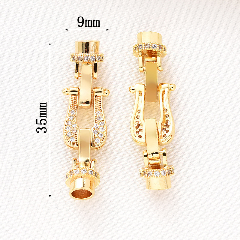 Zhuji pearl necklace buckle 8-shaped buckle, handcrafted end buckle, connecting buckle, mother-and-child buckle, sweater chain, universal buckle, DIY accessories pic 39