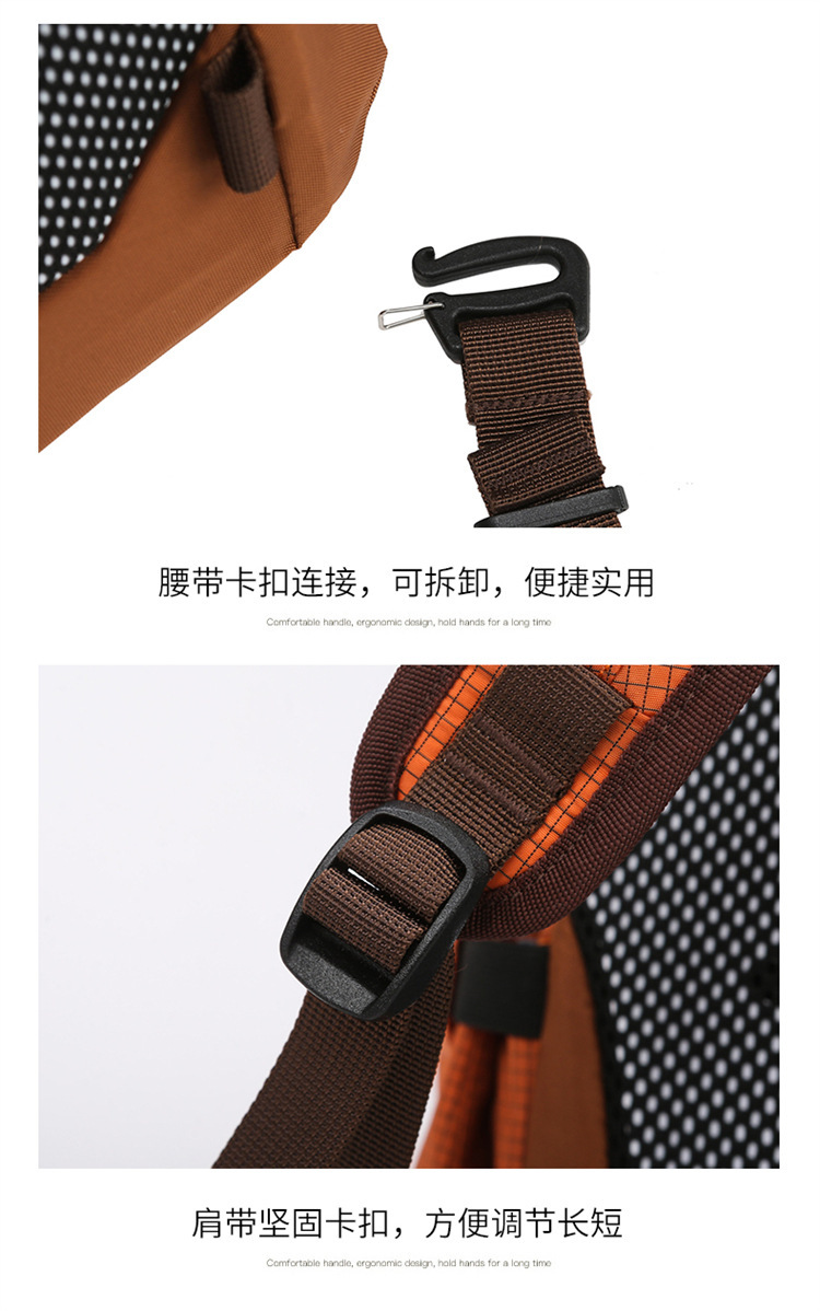 新款户外尼龙双肩包大容量防水休闲旅行背包详情25