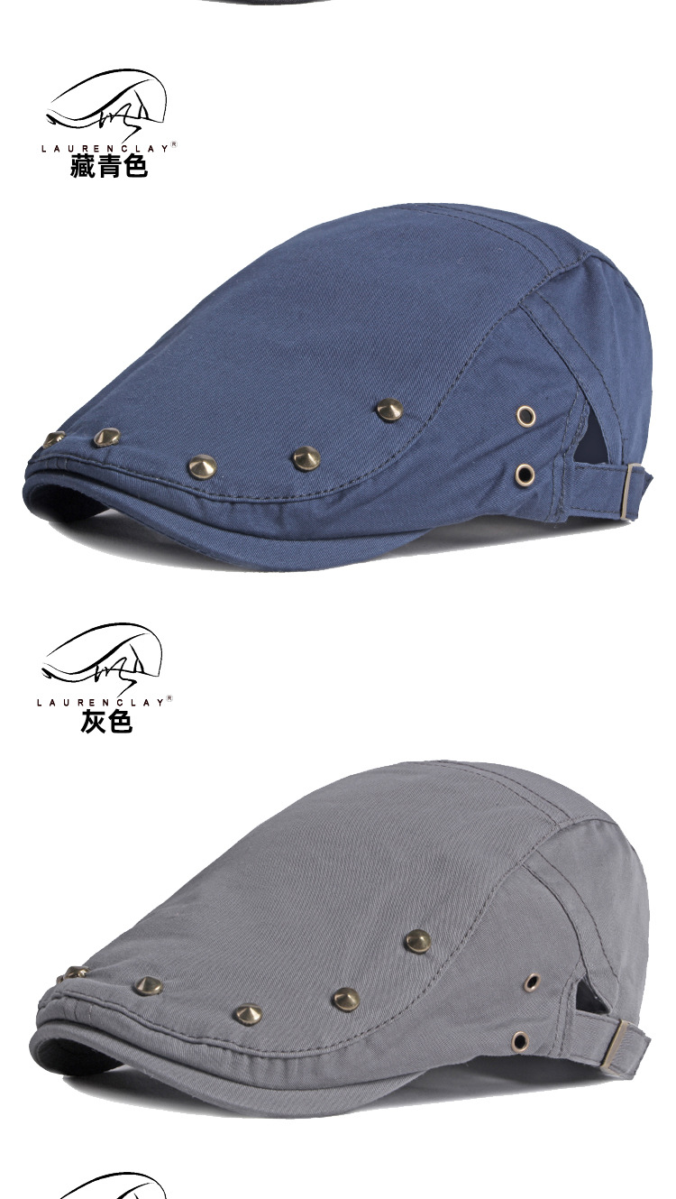 In spring and summer, men wear rivet caps, hip-hop berets, and women wear thin, upside-down, casual, and forward-looking hats. This is a trend among young people pic 32