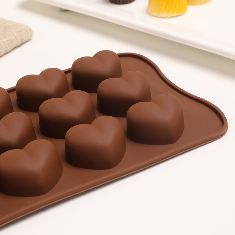 Food-grade silicone cartoon bear QQ candy cheese pudding handmade chocolate mold non-stick high-temperature resistant ice cube tray pic 2