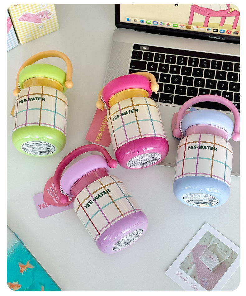 创意多巴胺高颜值水杯保温杯女生可爱便携手提不锈钢咖啡杯子批发详情28