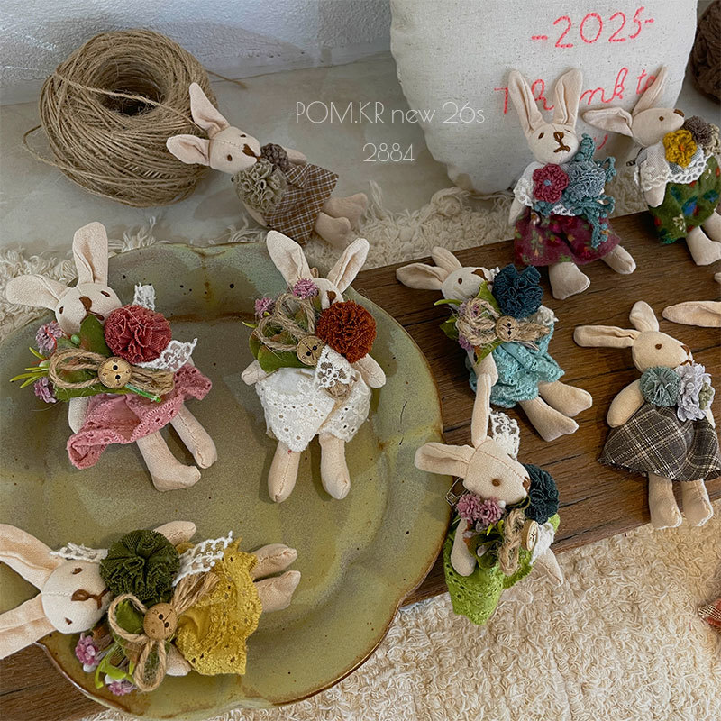 手工艺品兔子玩偶彩灯发光醒狮灯笼儿童马年手工装饰品详情5