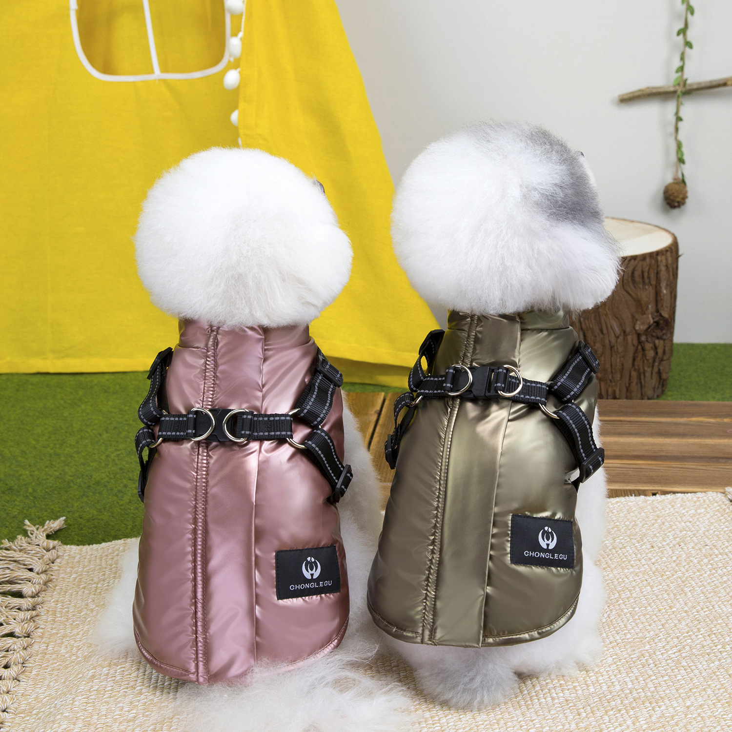 工厂家直销新款宠物衣服秋冬季保暖防风防水犬用户外宠物穿戴详情7