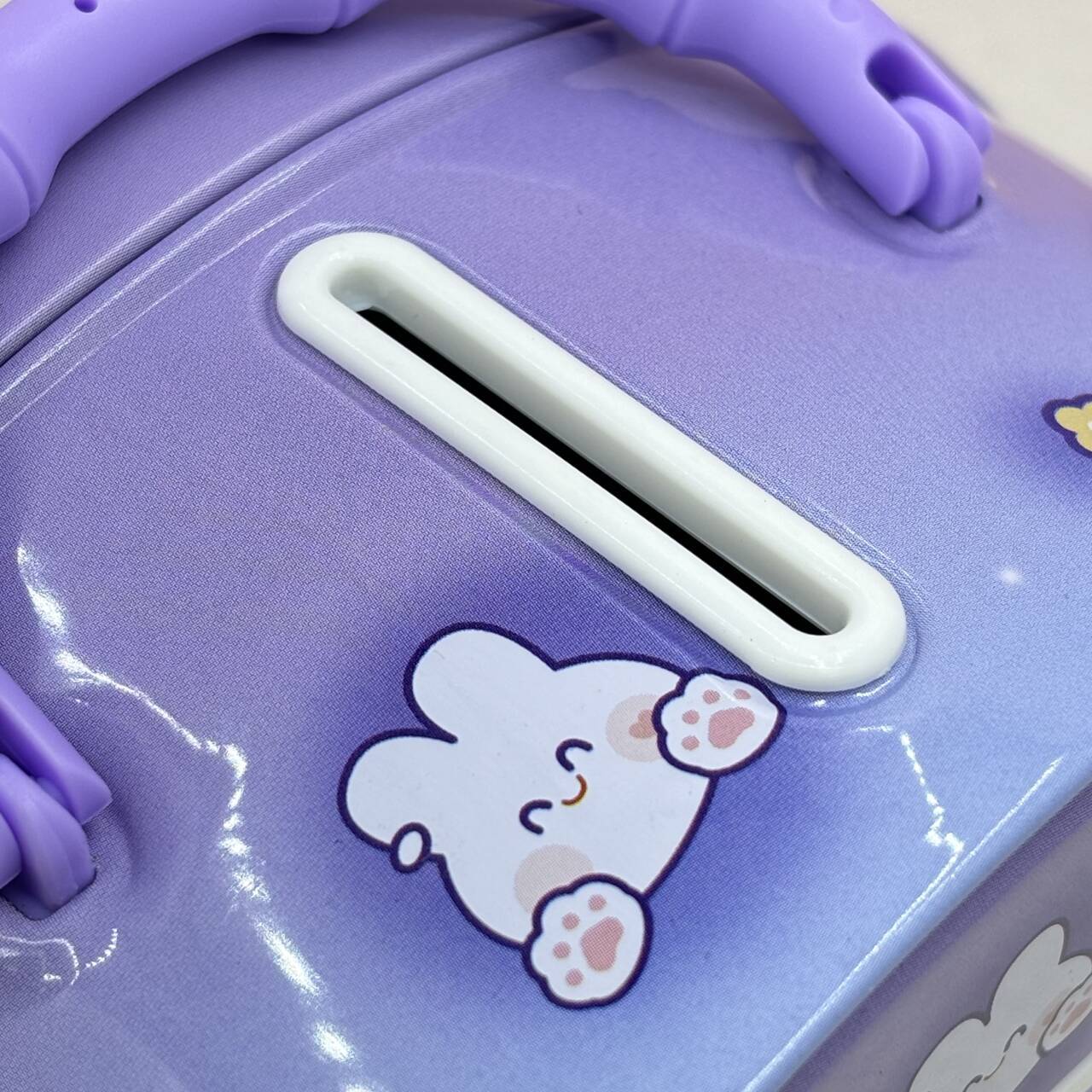 大耳兔密码储钱罐可爱金属创意儿童铁皮带锁存钱罐学生储蓄罐详情6