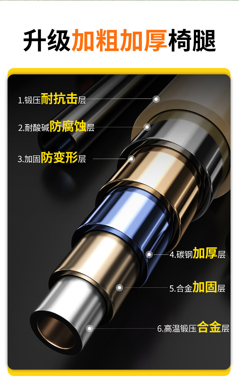 户外月亮椅简易轻便加厚加粗便携野餐露营椅子露营必备用品折叠椅详情10