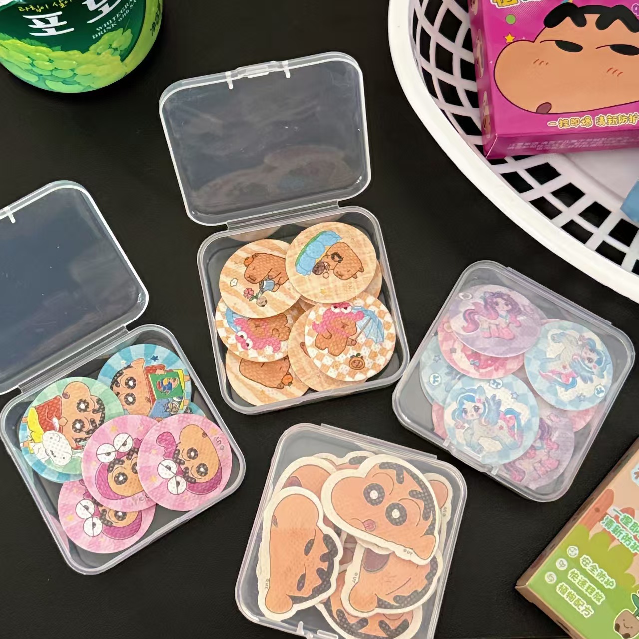 三丽鸥植物爆珠贴驱蚊贴立体植物精油爆珠贴儿童户外随身贴防叮贴详情14