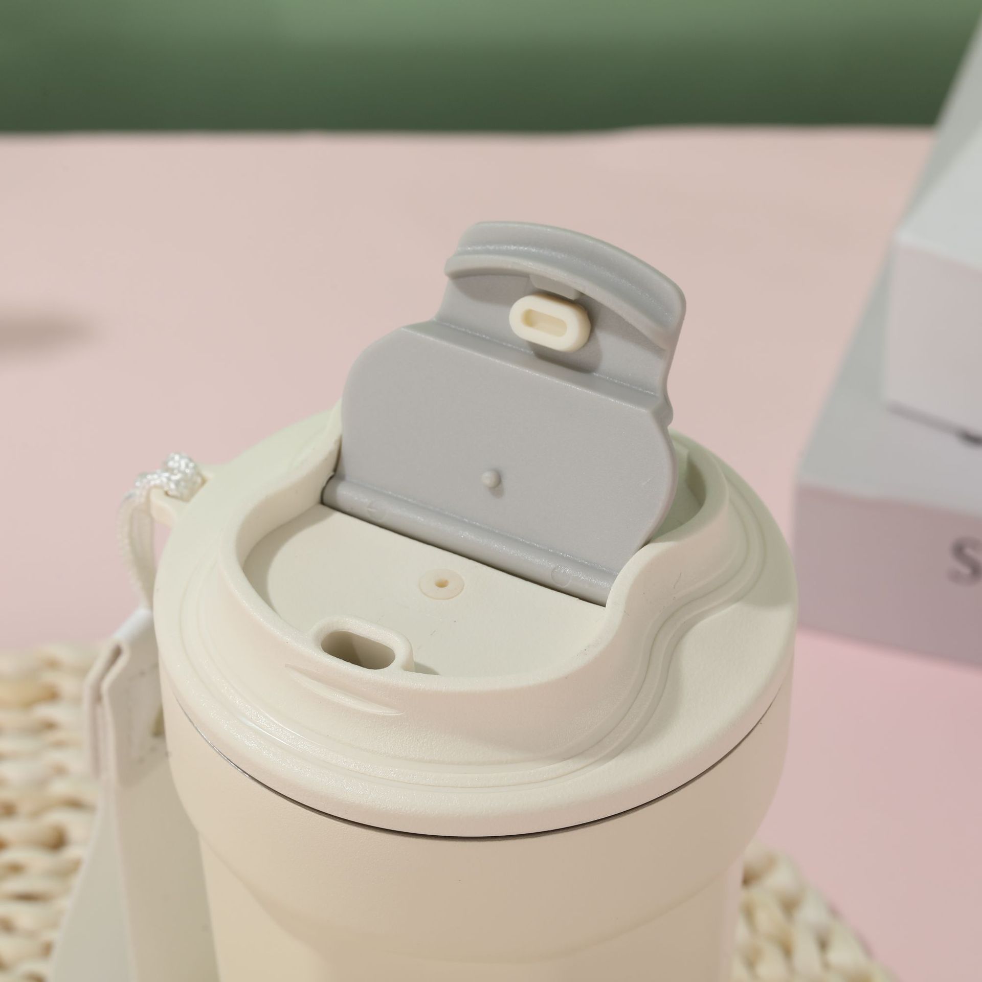 New 316 stainless steel insulated cup, portable double-drinking octagonal coffee cup, outdoor sports portable cup, car water cup pic 11