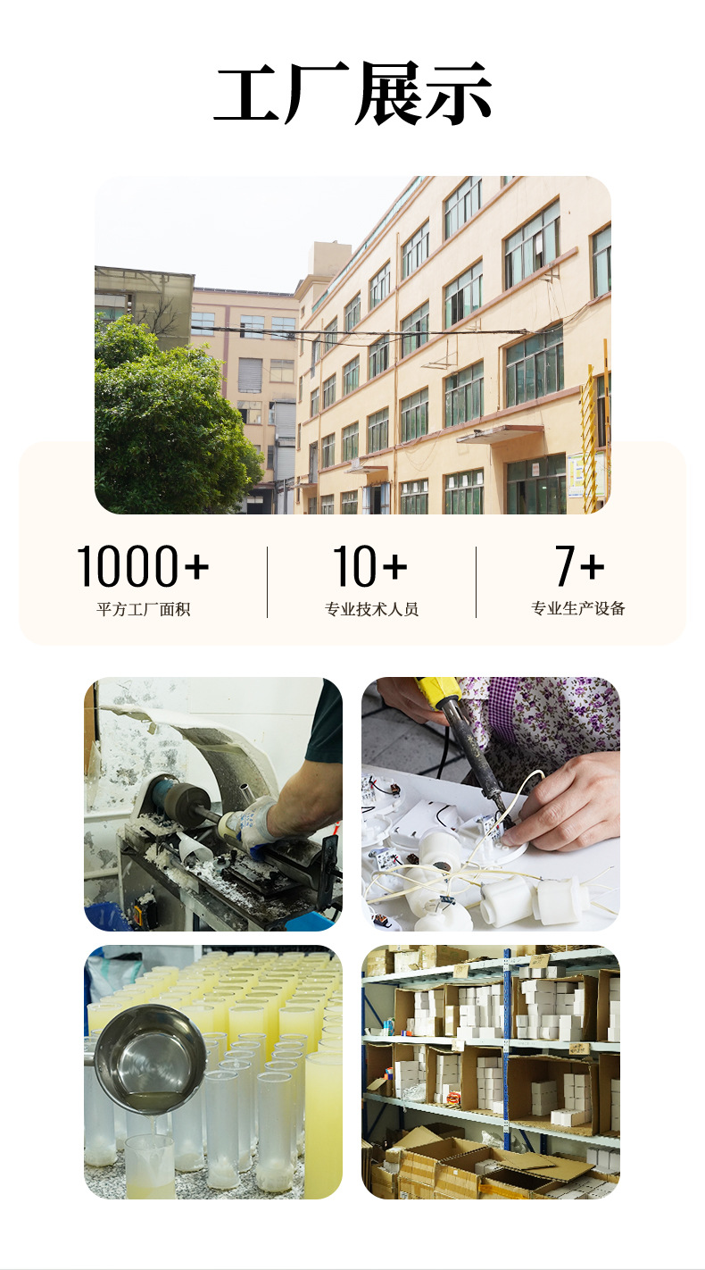 跨境无烟仿真长杆蜡烛 led发光白色聚会家居装饰长杆锥形发光蜡烛详情14