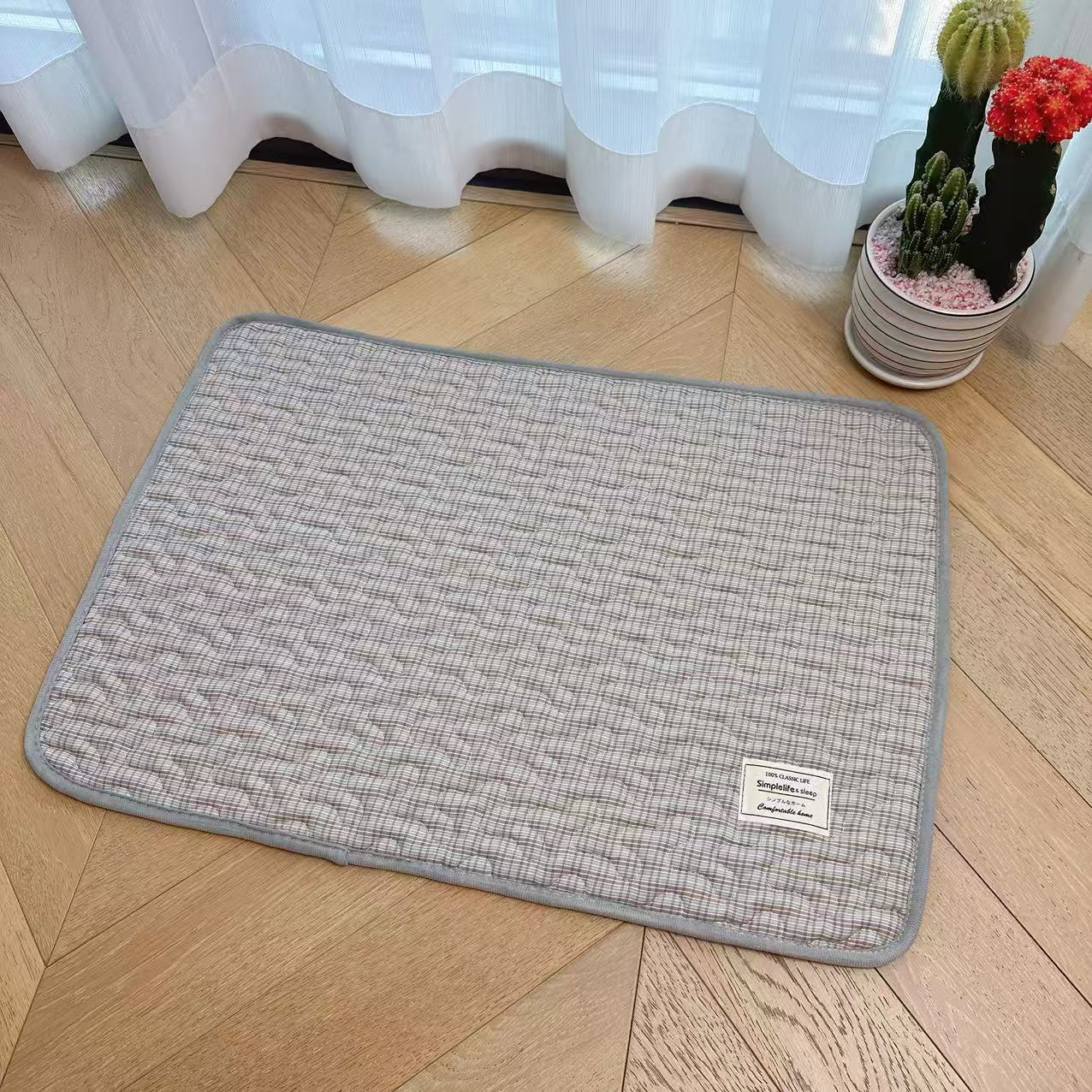 New style floor MATS, Korean-style pure cotton quilted carpet floor MATS, entrance door MATS, dust-proof floor MATS, waterproof and anti-slip pet MATS pic 17