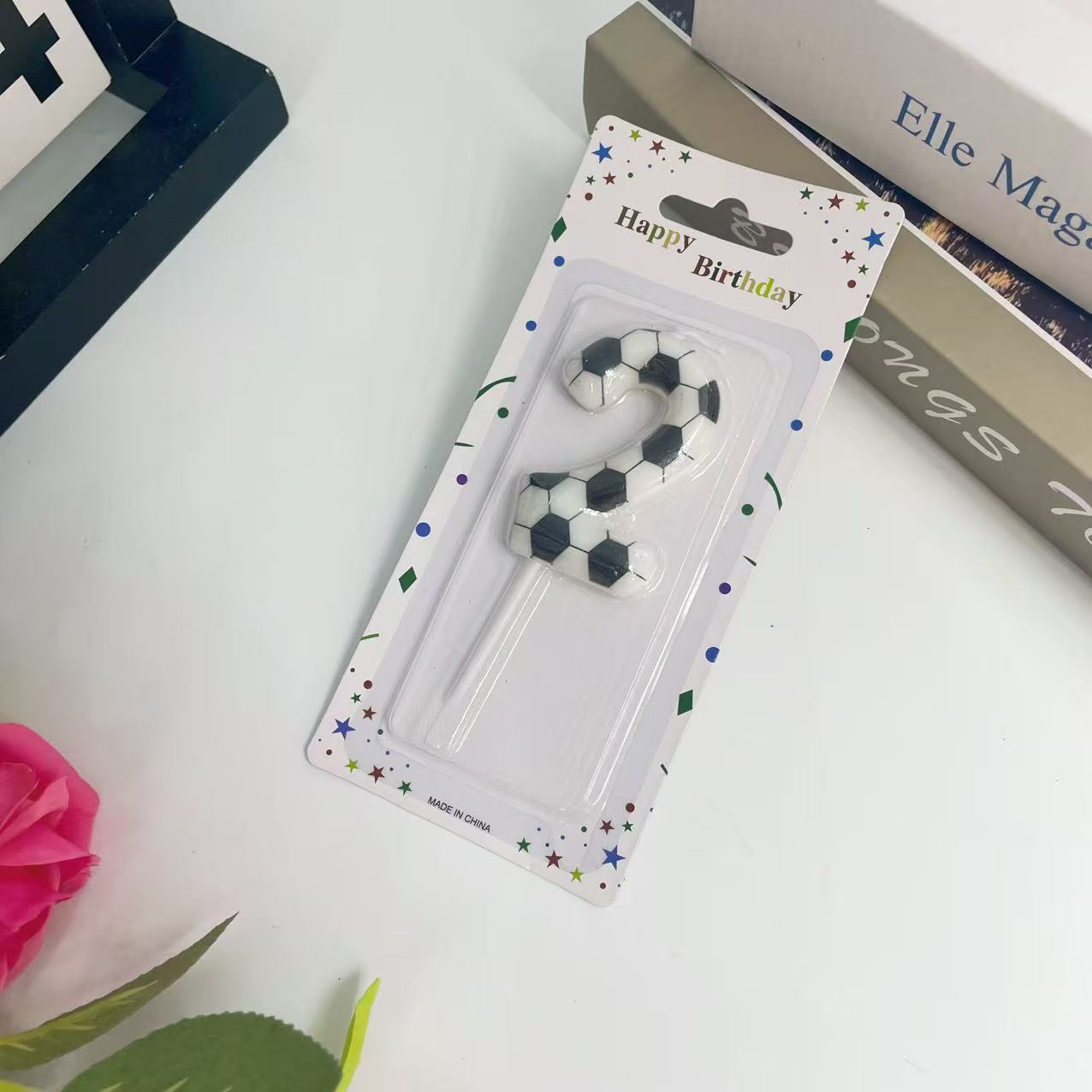 跨境足球主题数字蜡烛世界杯0-9生日蜡烛足球蛋糕装饰派对用品详情7