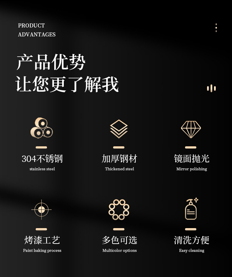 跨境创意新款韩式餐具牛排叉子甜品勺子高颜值格调不锈钢餐具叉勺详情2