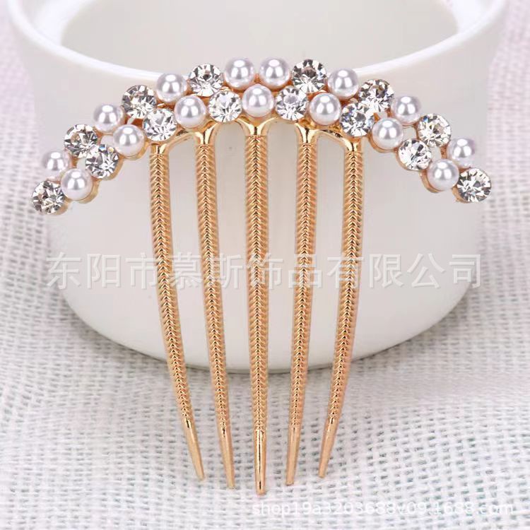 Tocados de novia peinados para mujeres nichos vestidos de novia accesorios para el cabello ins versatile premium sense accesorios para el cabello diamantes flores peinados para el cabello pic 21