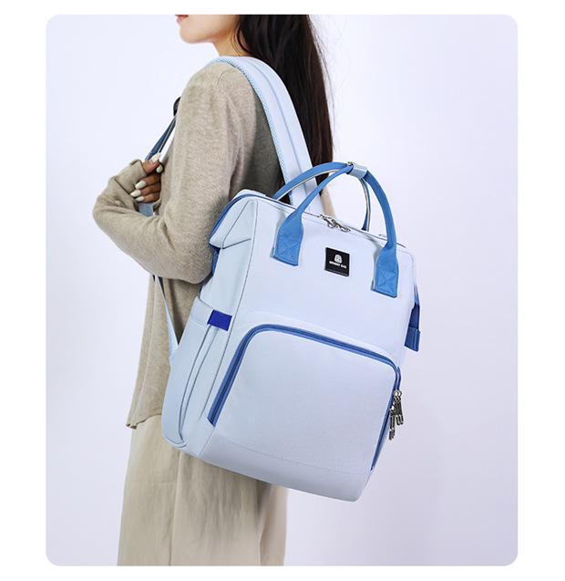 新款妈咪包多功能轻便百搭双肩包带娃外出大容量母婴包孕妈待产包详情42