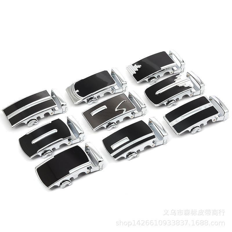 男士商务休闲皮带自动扣贴片合金LOGO打标腰带头个性配件厂家批发详情39