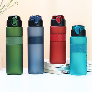 工厂定制跨境塑料水杯高颜值便携水瓶户外运动大容量水杯耐摔防漏详情4