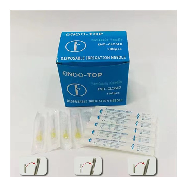 Foreign trade exclusive dental irrigation needle, disposable root canal irrigation needle, English independent packaging, single-sided and double-sided openings pic 7