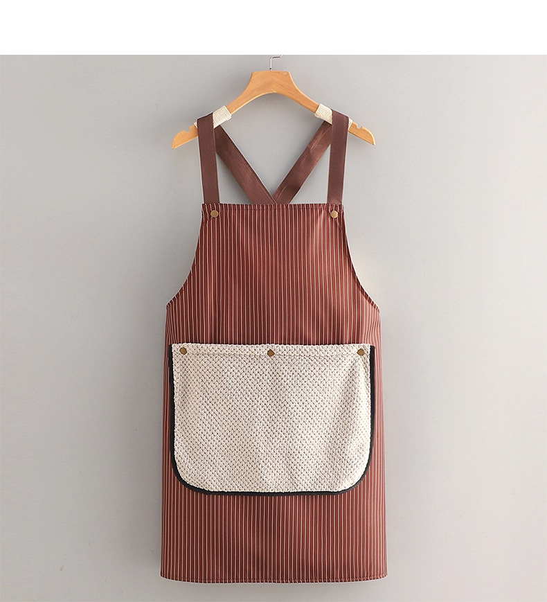 高颜值可拆卸防油擦手巾围裙防水加厚2025新款年轻高级家用厨房详情14