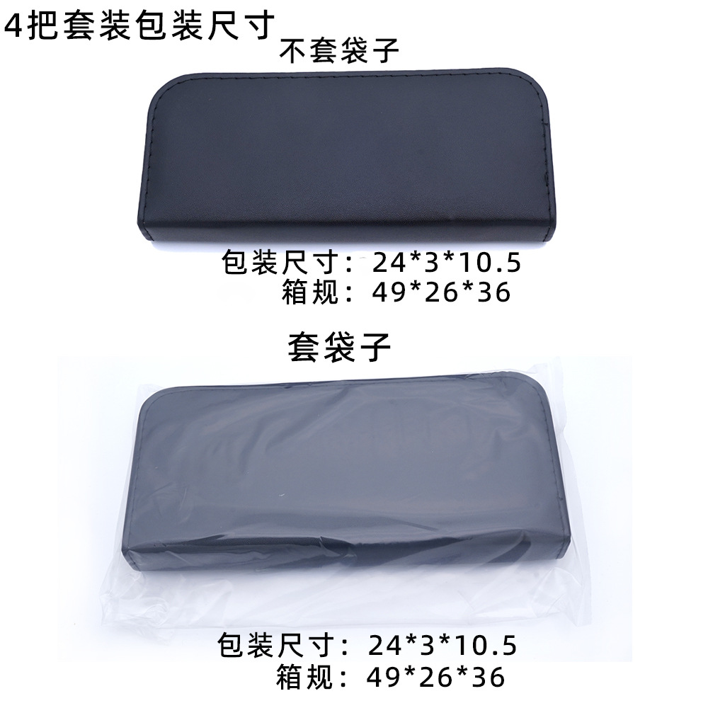 6-inch stainless steel Teddy dog hair scissors, professional pet scissors, cleaning and grooming tool set pic 3