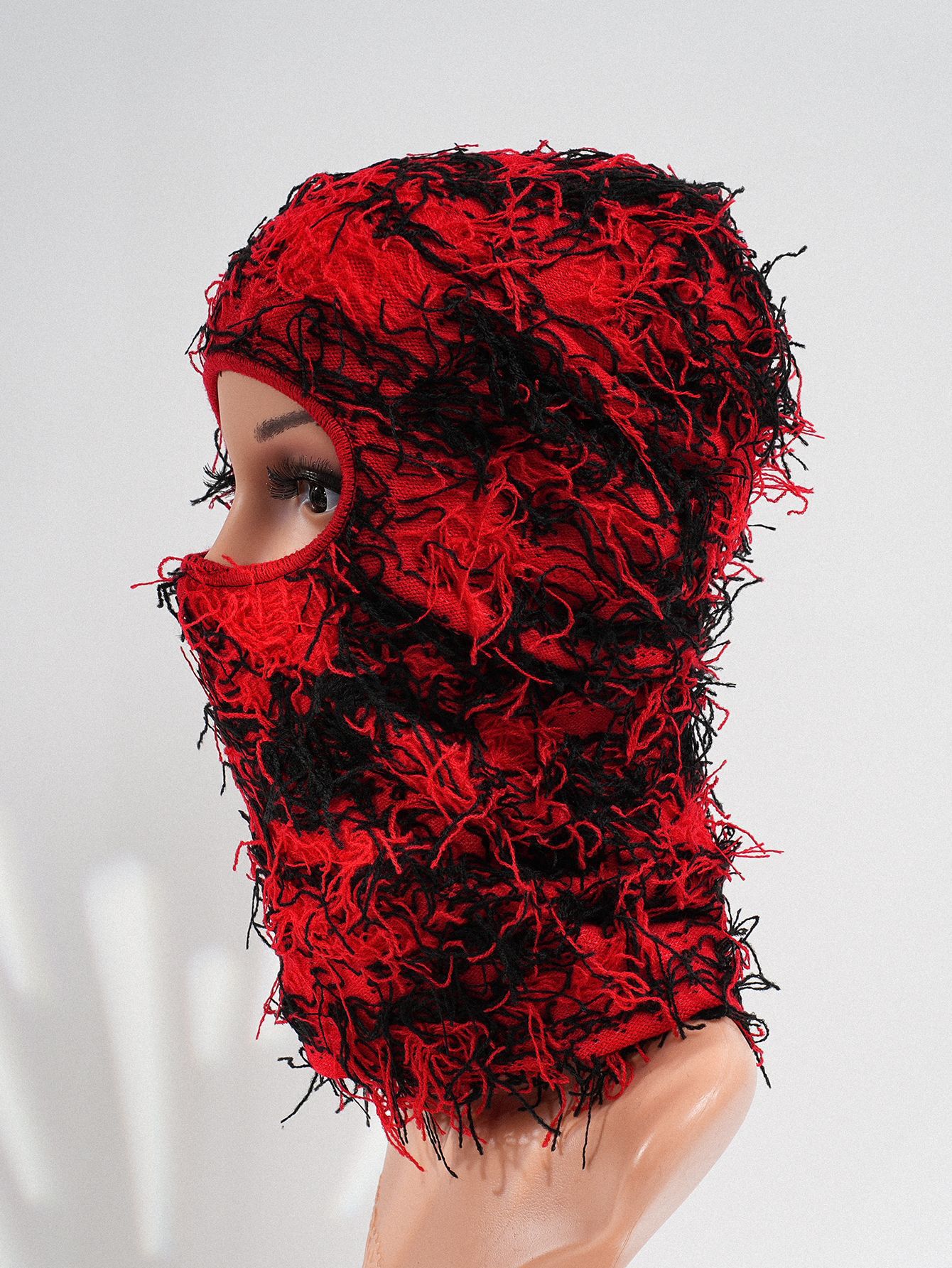 跨境爆款男女皆可佩戴针织仿旧迷彩蒙脸防寒滑雪针织面罩防冻保暖详情17