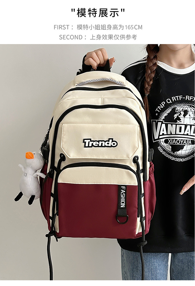 Schoolbag for boys, large capacity, high-end feel, 2025 new style for boys, high school students, backpacks for girls, college students pic 5