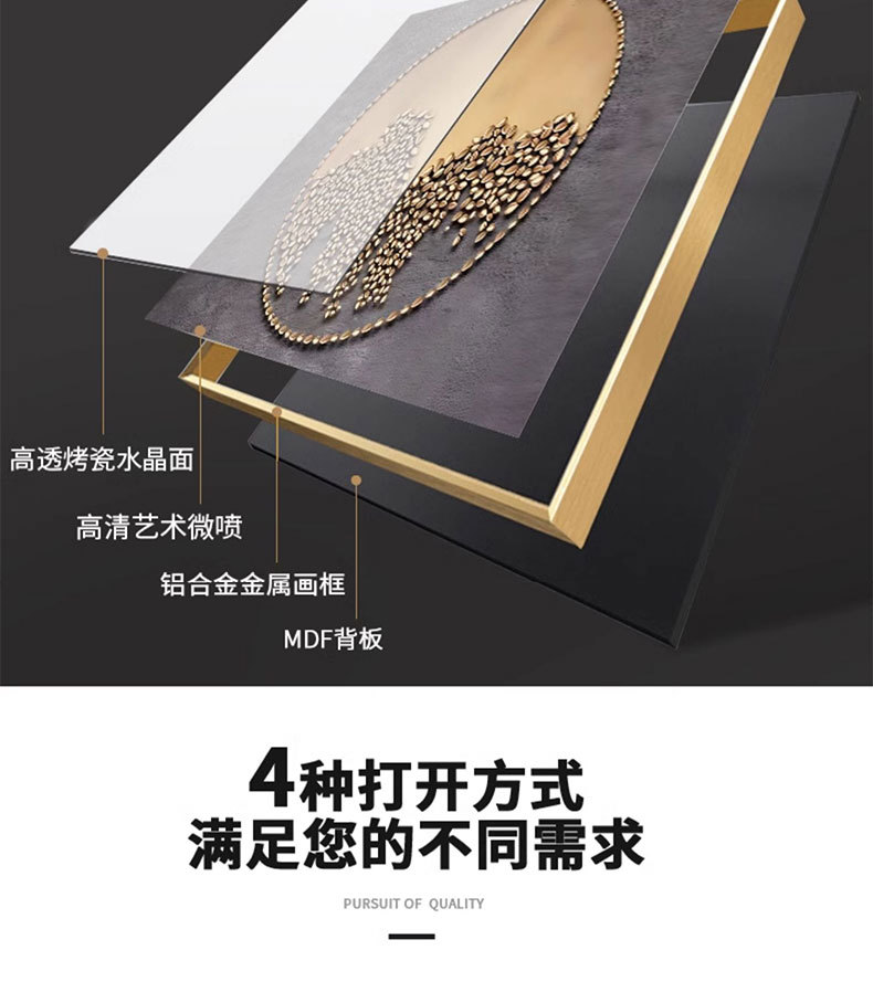 抽象电表箱高级感装饰画免打孔现代简约风客厅电闸盒盖板遮挡挂画详情9