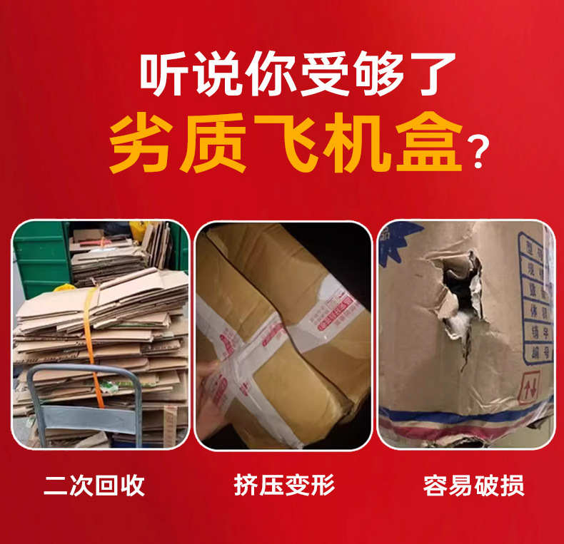 彩色飞机盒ins风高颜值纸盒打包盒现货特硬定内衣服快递包装盒制详情7