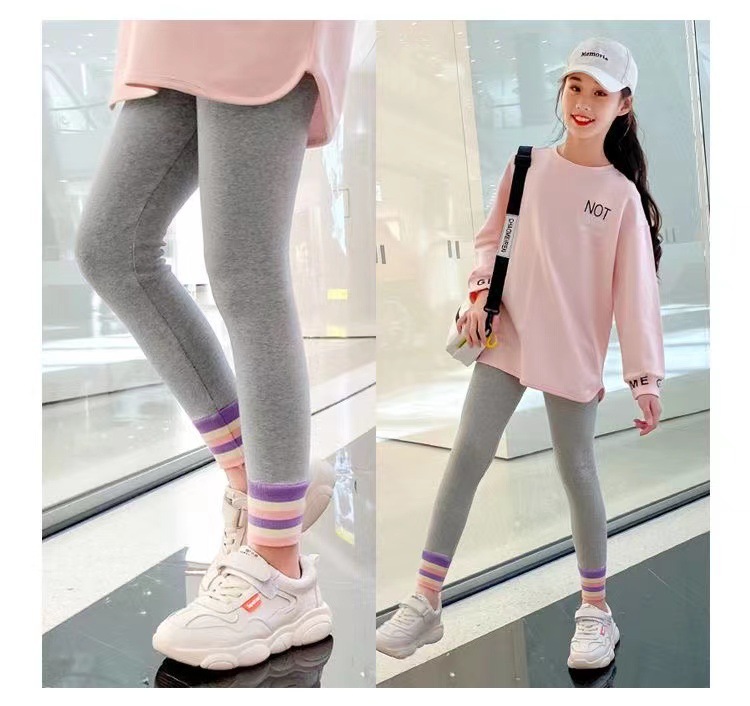 女童裤子春秋款儿童打底裤棉新款外穿女孩春装裤子中大童百搭潮详情6