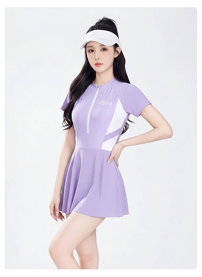 The latest bestseller in 2026, a conservative, slimming and sexy one-piece halter suit for hot spring soaking, a high-end sleeveless swimsuit for women in Thailand, 125527 pic 8