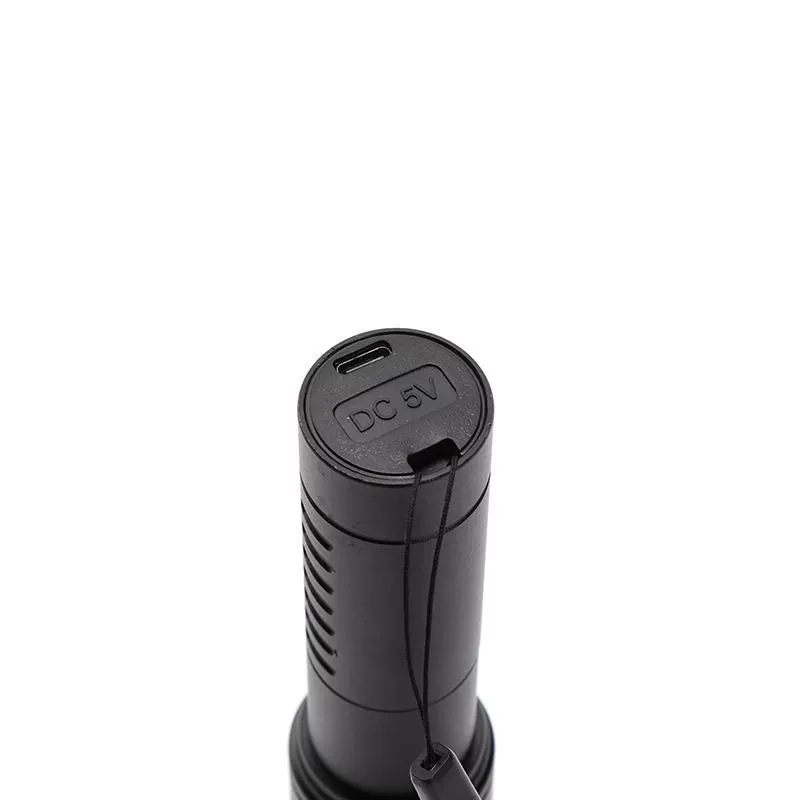 Cross-border outdoor flashlight, multi-functional telescopic zoom lighting, strong light flashlight, high-power white laser work side light pic 4