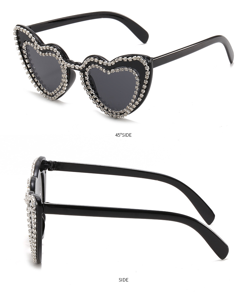 2024新款欧美爱心镶钻太阳镜桃心可爱素颜街拍墨镜跨境潮眼镜批发详情17