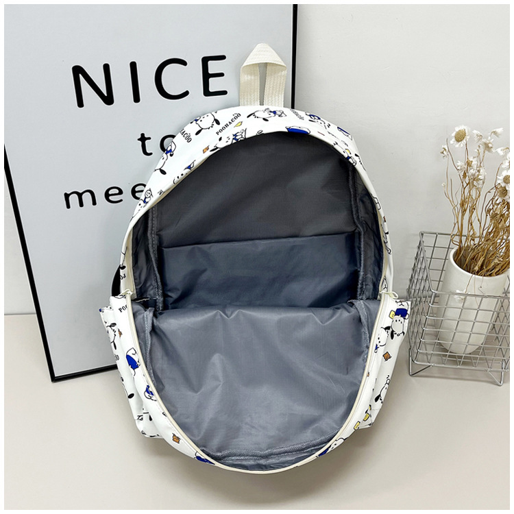 New cross-border cartoon printed schoolbag for junior high school girls, 2024 new high-appearance-level trendy casual backpack pic 33