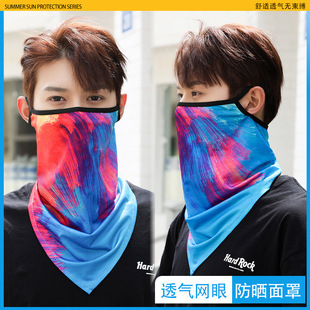 冰丝挂耳面罩三角巾脖套网眼防晒户外骑行钓鱼防风围脖男女面巾夏详情26